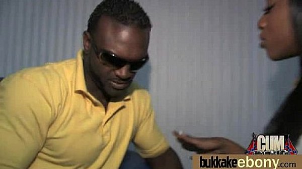 Ebony gets fucked in all holes by a group of white dudes 13 