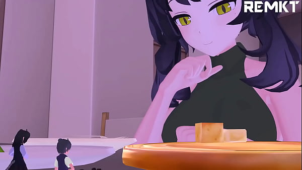 MMD Giantess Luna s Unexpected_Visitors