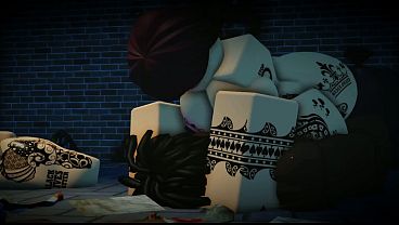 Kobeni & power get blacked on roblox