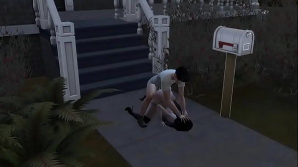 Готесса_позволила проводить себя до дома и_былавыебана_прямо на_крыльце