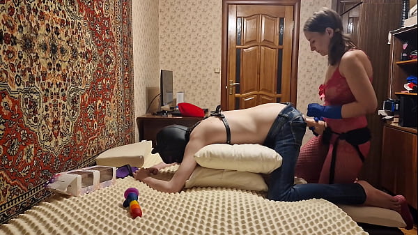 Anastasia Mistress Fucking A Slave With Strapon Anal Submission Man Amateur Homemade thumbnail