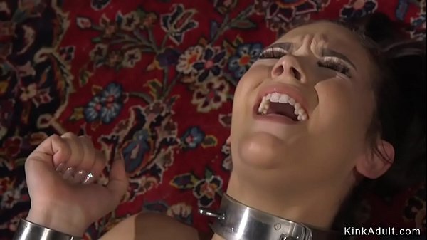 Blonde mistress anal fucks brunette lesbian with big strap on cock