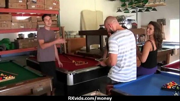 Sexy wild chick gets paid to fuck 4
