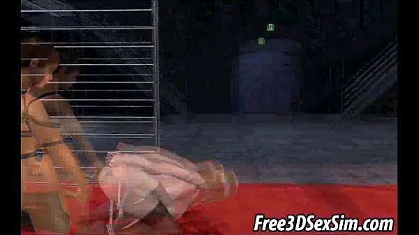 Foxy 3D cartoon blonde honey getting doubleteamed