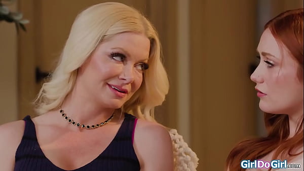 18yo stepdaughter scarlet skies want to help her big tits stepmom serene siren to get over her breakup with her redhead facesits the milf