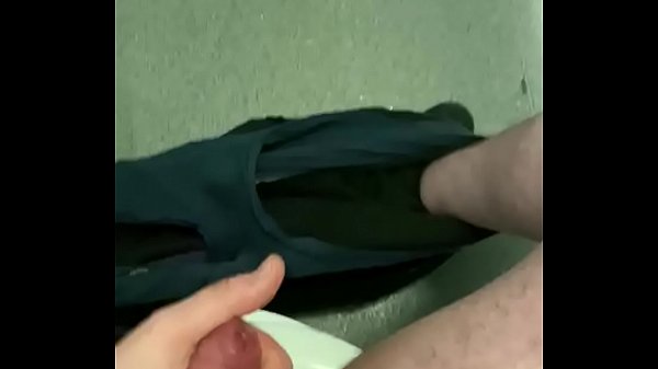 Play MP4 - Cruising in public bathroom wanking my hard cock with big cumshot