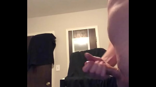 Stud jacks off until massive cum load