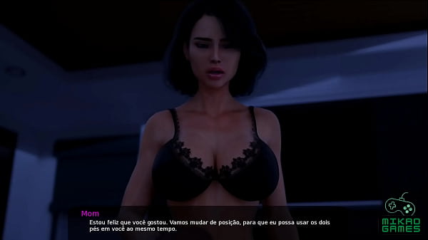 Milf me fez gozar de tr&ecirc;s maneiras masturbation footjob e blowjob 