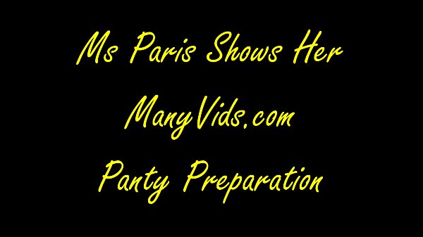 Play MP4 - Ms Paris Rose Shows Her Sold Panty Preparation