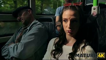 MATURE4K. FUCK Vitoria Vonteese IN THE BUS! 