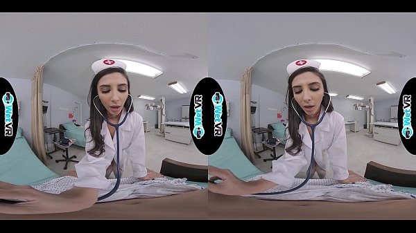 Big tit nurse fucks to help lucky guy 