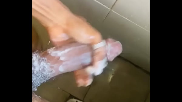Masturbating before bathing