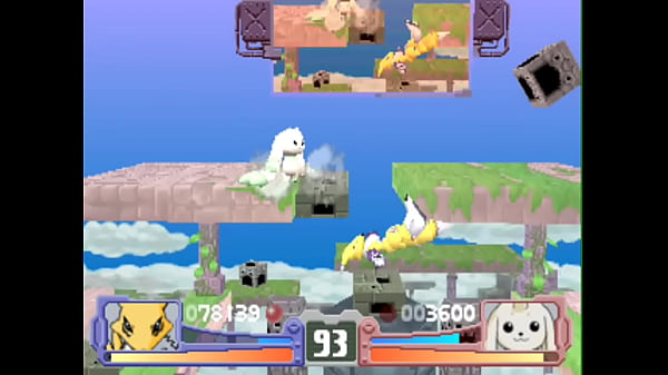 Playstation gameplay: Digimon Rumble Arena (year: 2001 Bandai) Renamon gameplay 