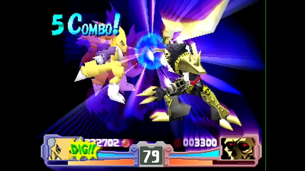Playstation digimon rumble arena 2001 bandai renamon gameplay 