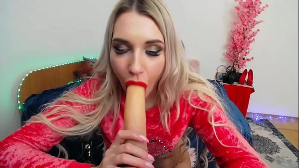 Deepthroatblowjoband handjob from young_blonde with big_tits