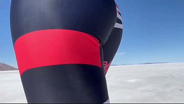 D3ad Rac3r And Cheetah Adora Fuck In The Salt Flats Of Bonneville Salt Flats To Take Cock Super Good thumbnail