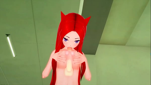 Sexy anime redhead fucked raw with facial - Hentai anime 