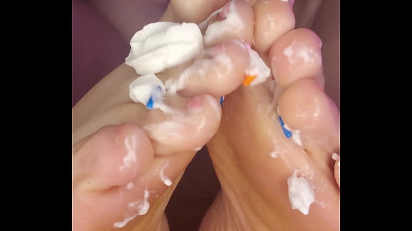 Whipped Cream on Fat Toes