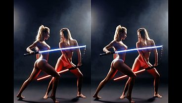 Nonton Ai 3d Girls Battling Each Other With Light Sabers thumbnail