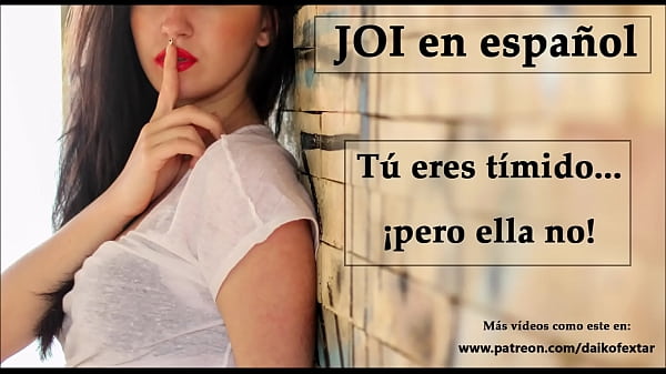 JOI en español. Eres_tímido... ¡pero ella_no! (Voz española).