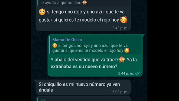CHAT CON MI VECINA QUE ME QUIERE MODELAR SUS VESTIDOS 