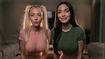 Hot Threesome After A Long Day. Dyop Ai Generated. Hot Tub Love. thumbnail