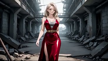 Nonton The Woman In The Leather Dress Had An Orgasm In The Ruins thumbnail