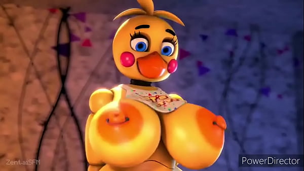 Chica the chicken show her tits