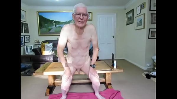 Enjoying a session on a dildo with front and rear views 