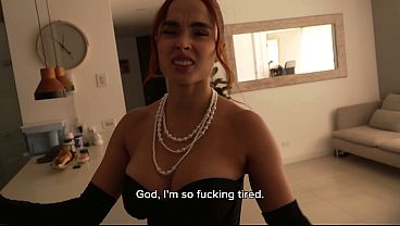 Nonton Wrecking My Girldriend`s Asshole For Acting Like A Slut! Anal Creampie! Abella Olsen - Papuchizz thumbnail