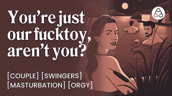 Submissive_brat gets fucked_by the_lake Rough threesome with my girlfriend_ASMR begging for_more