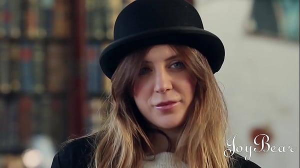 Gorgeous brunette Samantha Bentley returns home to seduce her hung housemate into a sensual sex session in their studio and sucks his shaft 