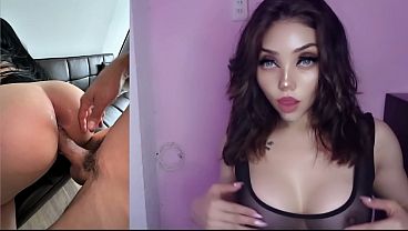 Morena chichona cogiendo con su amante