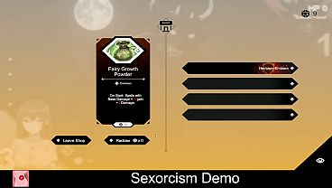 Sexorcism Demo (free Steam Demo Game) Sexual Content, Roguelike Deckbuilder, Strategy, Hentai, Turn-based Strategy, Rpg, Magic, Medieval, 2d, Deckbuilding, Alternate History, Tabletop, Capitalism, Singleplayer, Cartoony, Jrpg thumbnail