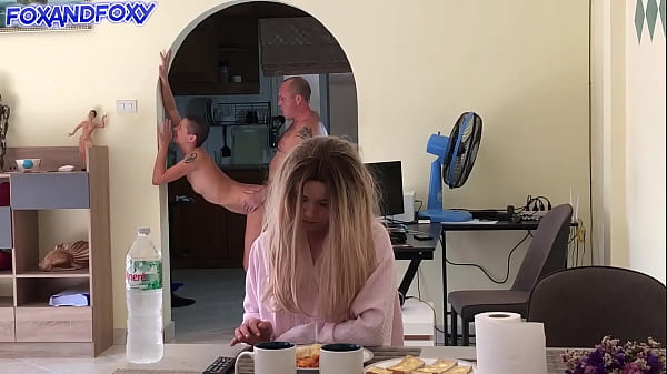 Stepfather fucks stepdaughter in ass while mom no see