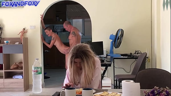 Amateur Naughty stepdaughter hid_in the fridge and got ass fuck from stepdaddy while momwatch TV