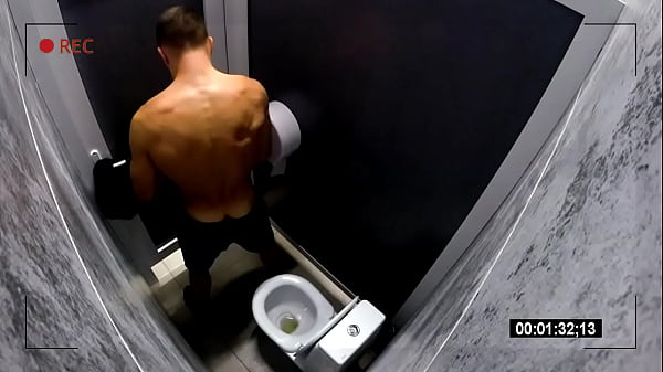 Straight Man Secretly Filmed In A Public Toilet / Spy Camera thumbnail