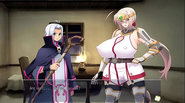 Horny heroine ingrid ep 2 playing with her huge tits 