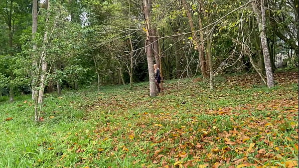 Nonton Hot Blonde Witch In The Forest On Halloween - Deepthroat Creampie Squirt thumbnail