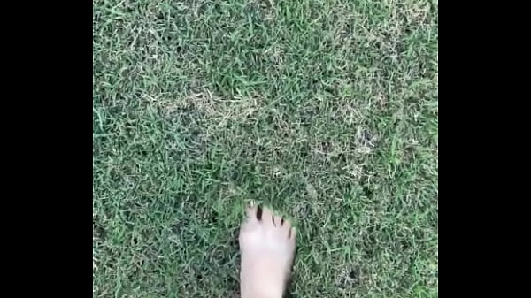Feet on the grass with nails if you want more 