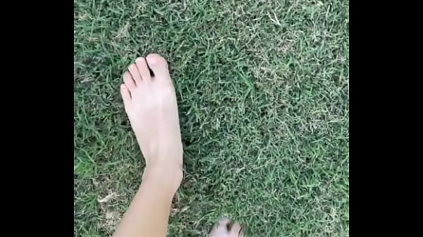 Feet on the grass with nails if you want more 