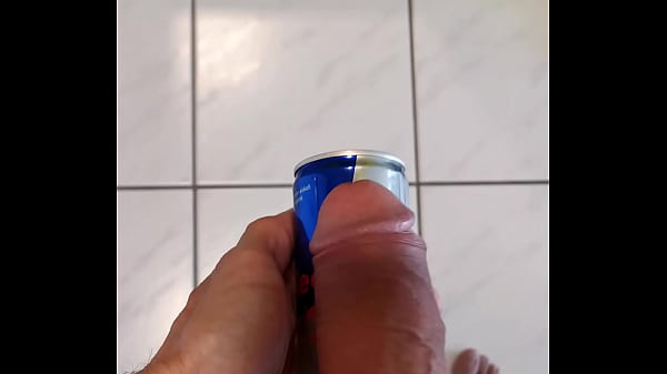 Meat cock vs RedBull can!