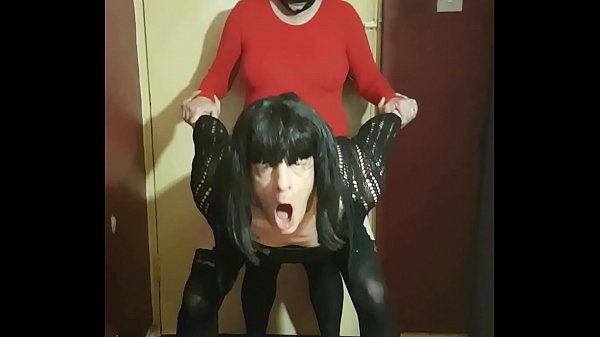 Play MP4 - crossdressing sissy mark wright fucked by his masked girlfriend with a strap-on dildo