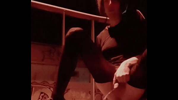 Dirty Slut Annemieke Takes A Piss On A Bridge thumbnail