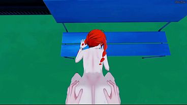 Sophia gets fucked doggystyle from your POV. 