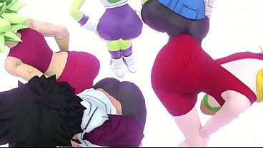 Las Chicas de Dragon Ball les gusta Bailar
