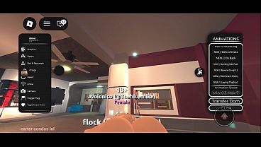 Getting fucked by a big cock on Roblox