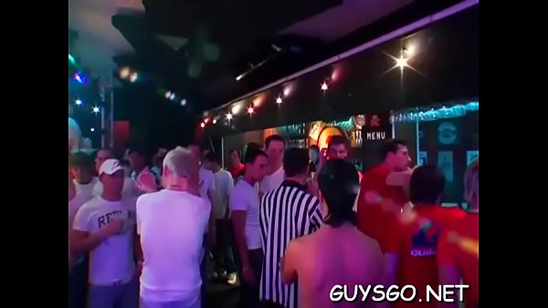 Soaked homosexual orgy full of cum 