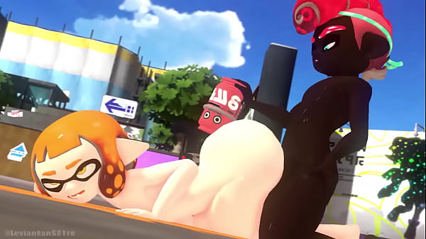 Inkling gostosa leva pau 