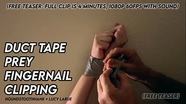 Duct tape prey fingernail clipping